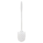 RUBBERMAID / TOILET BOWL BRUSH, 14 1/2", WHITE, PLASTIC