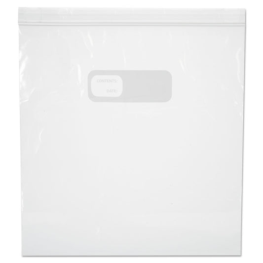 ZIP STORAGE BAG / 1 GAL, 1.75 MIL, 10.5" X 11", CLEAR (250/BOX)