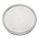 20JL / TRANSLUCENT VENTED PLASTIC LIDS / FITS 6-32 OZ (100/10/1,000)