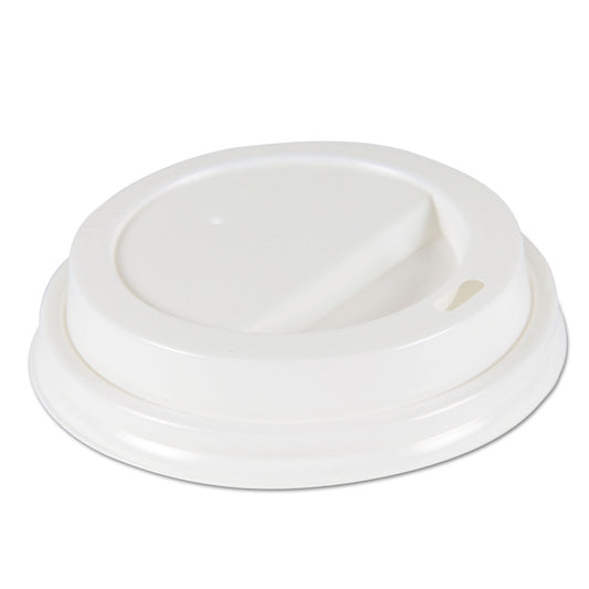 HOT CUP LID / WHITE / FITS 10-20 OZ BOARDWALK HOT CUP (100/10/1,000)