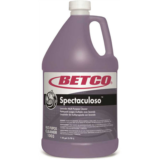 SPECTACULOSO LAVENDER MULTIPURPOSE CLEANER, FLORAL SCENT, 128 OZ, PURPLE, CASE OF 4