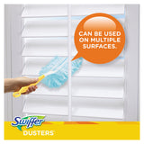 SWIFFER REFILL DUSTERS, DUST LOCK FIBER, LIGHT BLUE, UNSCENTED, 10/BOX, 4 BOX/CASE