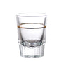 2 OZ BARCONIC SHOT GLASS WITH GOLD 1 OZ POUR LINE (72/CASE)