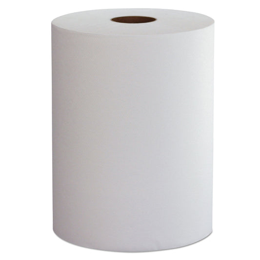 WHITE HARDWOUND TOWEL / 10" X 800' (6/CS) [WTOW]