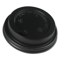 HOT CUP LID / FITS 8 OZ HOT CUPS / BLACK (50/20/1,000)