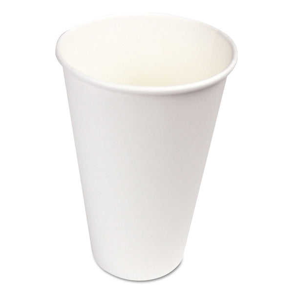 16 OZ PAPER HOT CUP / WHITE (50/20/1,000) (BHC)