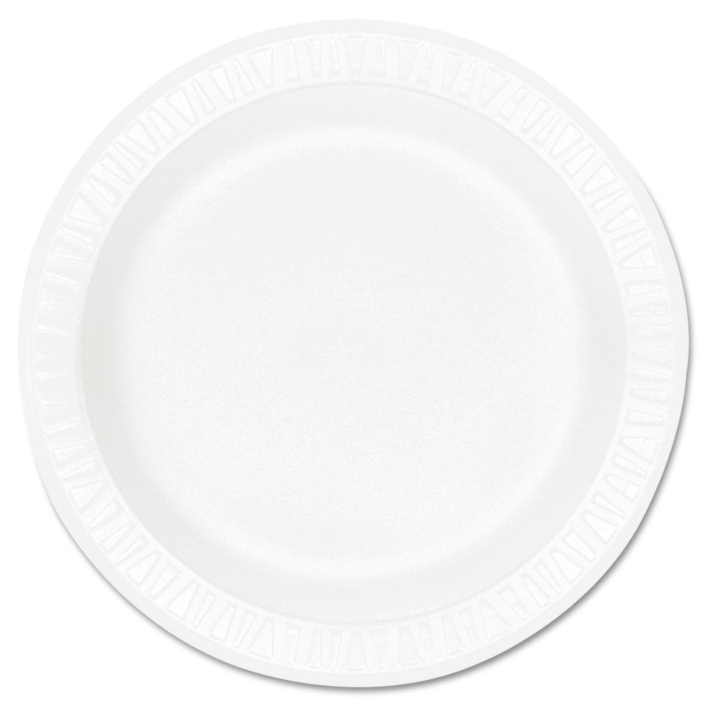 FOAM PLATE / 10.25" / WHITE / NON-LAMINATED (500/CS)