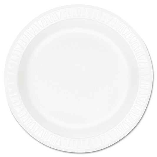 FOAM PLATE / 10.25" / WHITE / NON-LAMINATED (500/CS)