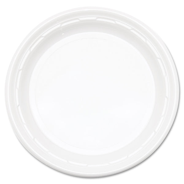 10PWF / DART 10.25" WHITE PLASTIC PLATE (500/CS)