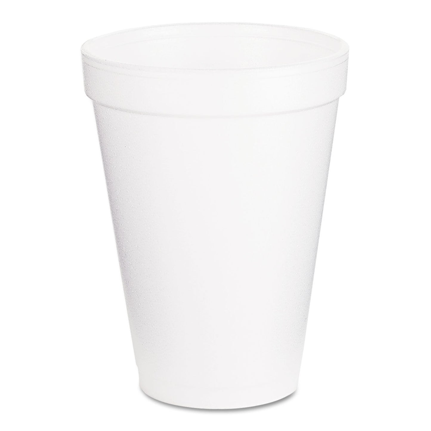 12J16 / FOAM DRINK CUPS, 12OZ, WHITE (25/40/1,000)