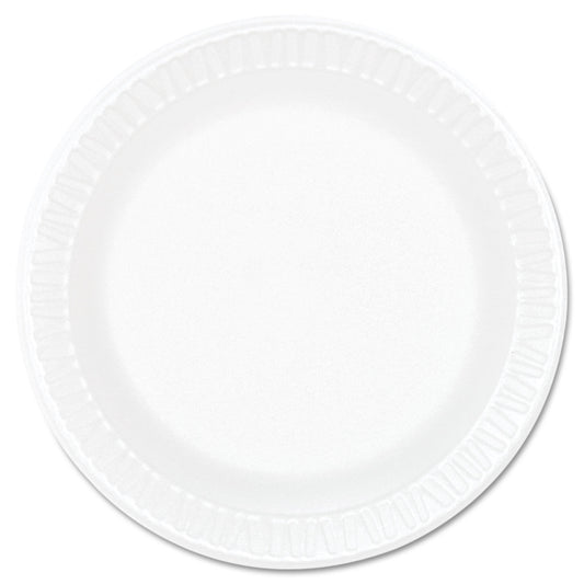 DART CONCORDE FOAM PLATE, 6" DIA, WHITE (1,000/CS)