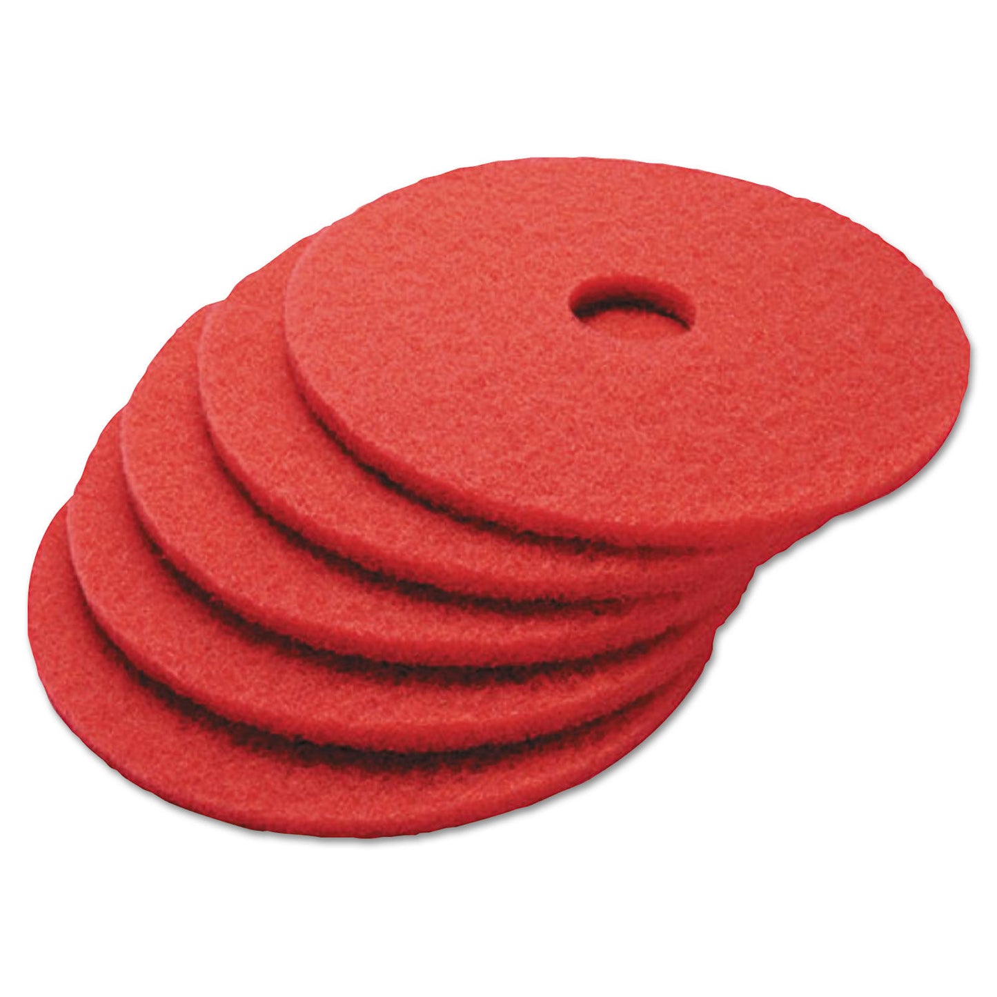 BWK4020RED BOARDWALK BUFFING FLOOR PADS, 20" DIAMETER, RED, 5/CARTON