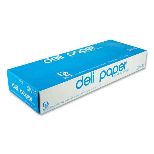DELI PAPER / 15" X 10.75" / INTERFOLDED (500/BOX)