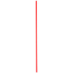 SIP STIR STRAW / 7.5" / RED WITH WHITE STRIPE (1,000/BOX) (10,000/CS)