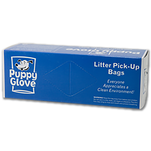 PUPPY GLOVE LITTER PICK UP BAGS 200/BOX 30/BOXES PER CASE