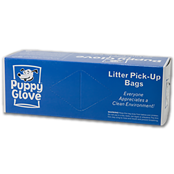 PUPPY GLOVE LITTER PICK UP BAGS 200/BOX 30/BOXES PER CASE