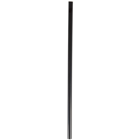 8" UNWRAPPED STRAW / BLACK (500/10/5,000) (UWST)