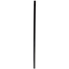 8" UNWRAPPED STRAW / BLACK (500/10/5,000) (UWST)