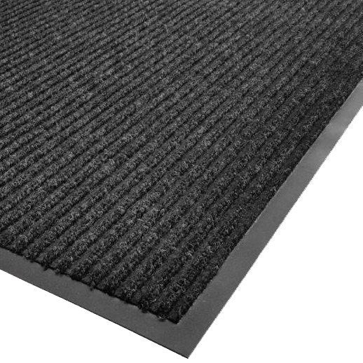 CACTUS MAT 1485M-L23 2' X 3' CHARCOAL NEEDLE RIB CARPET MAT - 3/8" THICK
