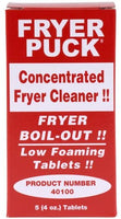 FRYER PUCK 4 OZ. DEEP FAT FRYER CLEANING TABLET - 5/PACK