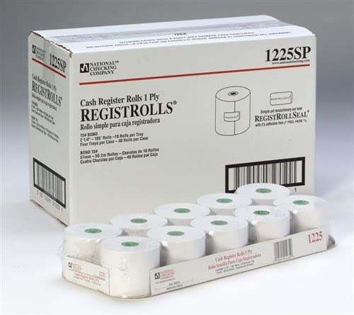 BOND REGISTER ROLL / 2.25 X 165 (40/CASE)