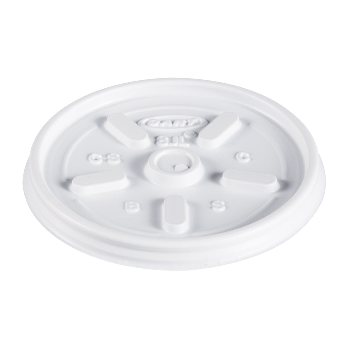 8JL / PLASTIC LIDS, FOR 8OZ HOT/COLD FOAM CUPS, VENTED (100/10/1,000)