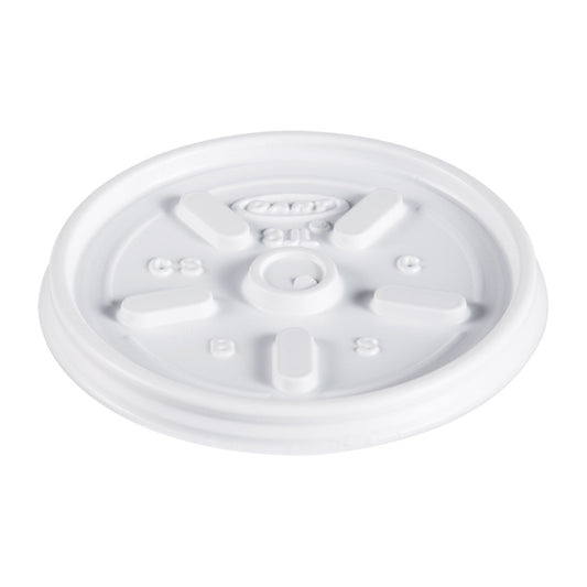 8JL / PLASTIC LIDS, FOR 8OZ HOT/COLD FOAM CUPS, VENTED (100/10/1,000)