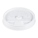 8UL / SIP THRU LIDS, FITS 6-10OZ CUPS, WHITE (100/10/1,000)