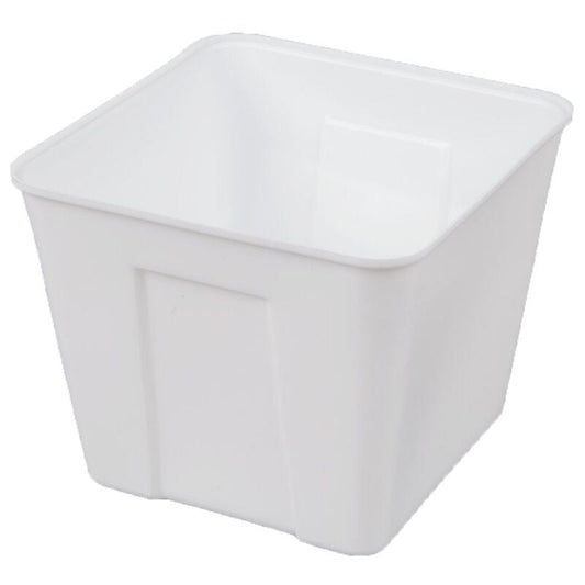 ICE BUCKET / 3 QT SQUARE / WHITE (72/CS)