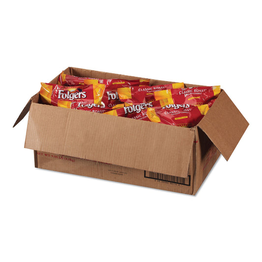 FOLGERS 10 CUP REGULAR / COFFEE FILTER PACKS, CLASSIC ROAST, .9OZ, (160/CS)