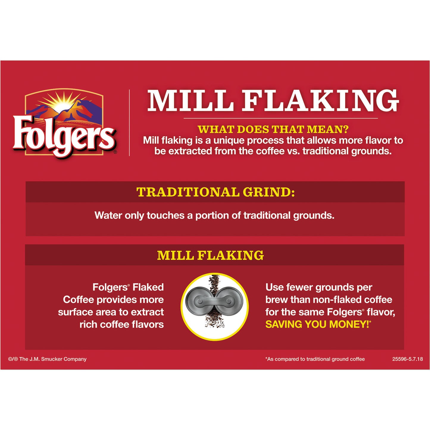 FOLGERS 10 CUP REGULAR / COFFEE FILTER PACKS, CLASSIC ROAST, .9OZ, (160/CS)