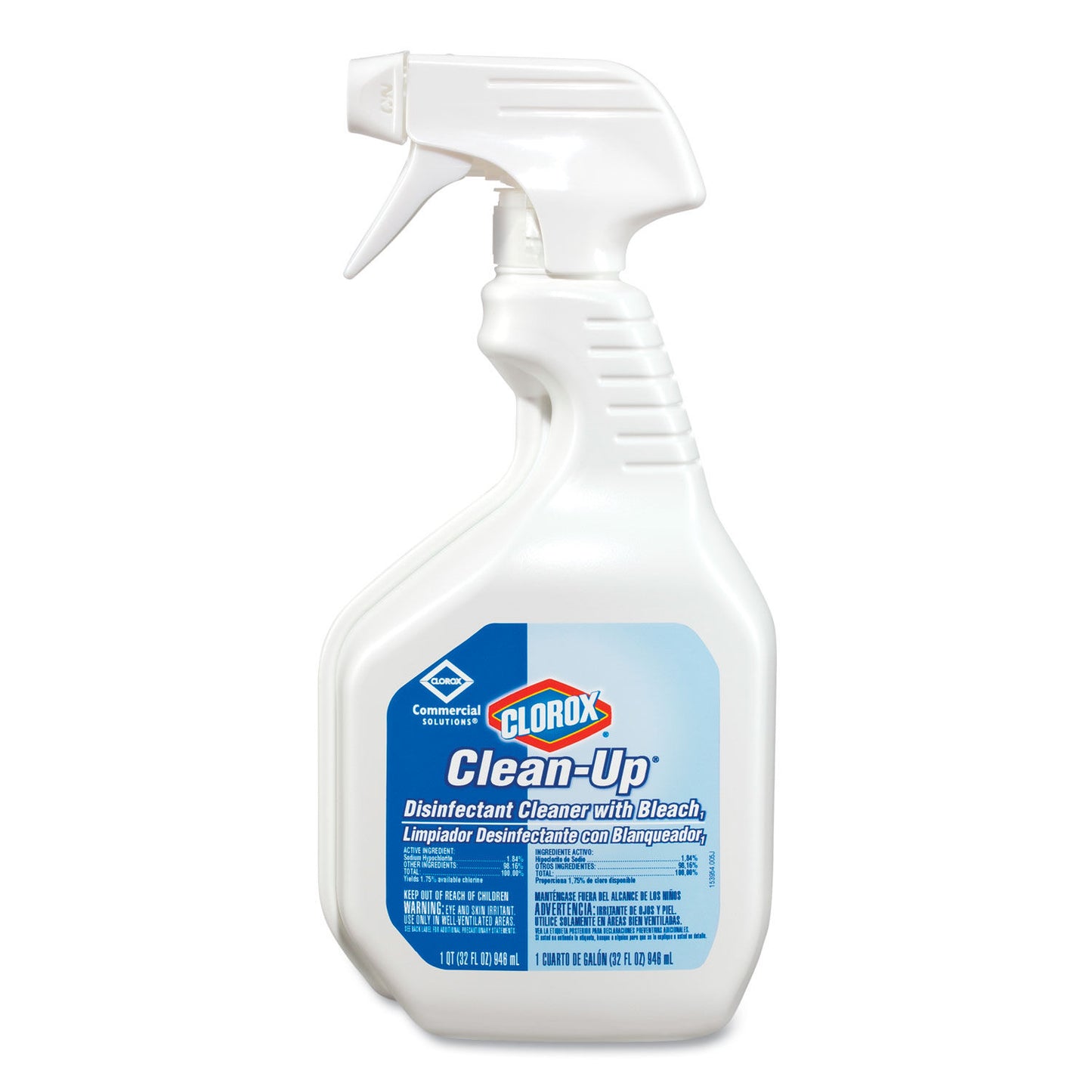 CLOROX CLEAN-UP DISINFECTANT CLEANER WITH BLEACH, 32OZ SMART TUBE SPRAY, 9/CARTON
