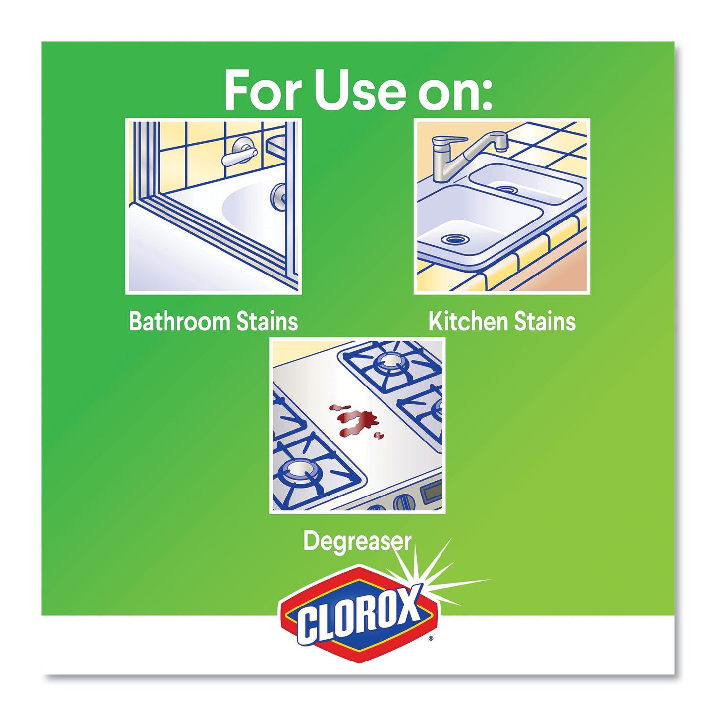 CLOROX CLEAN-UP DISINFECTANT CLEANER WITH BLEACH, 32OZ SMART TUBE SPRAY, 9/CARTON