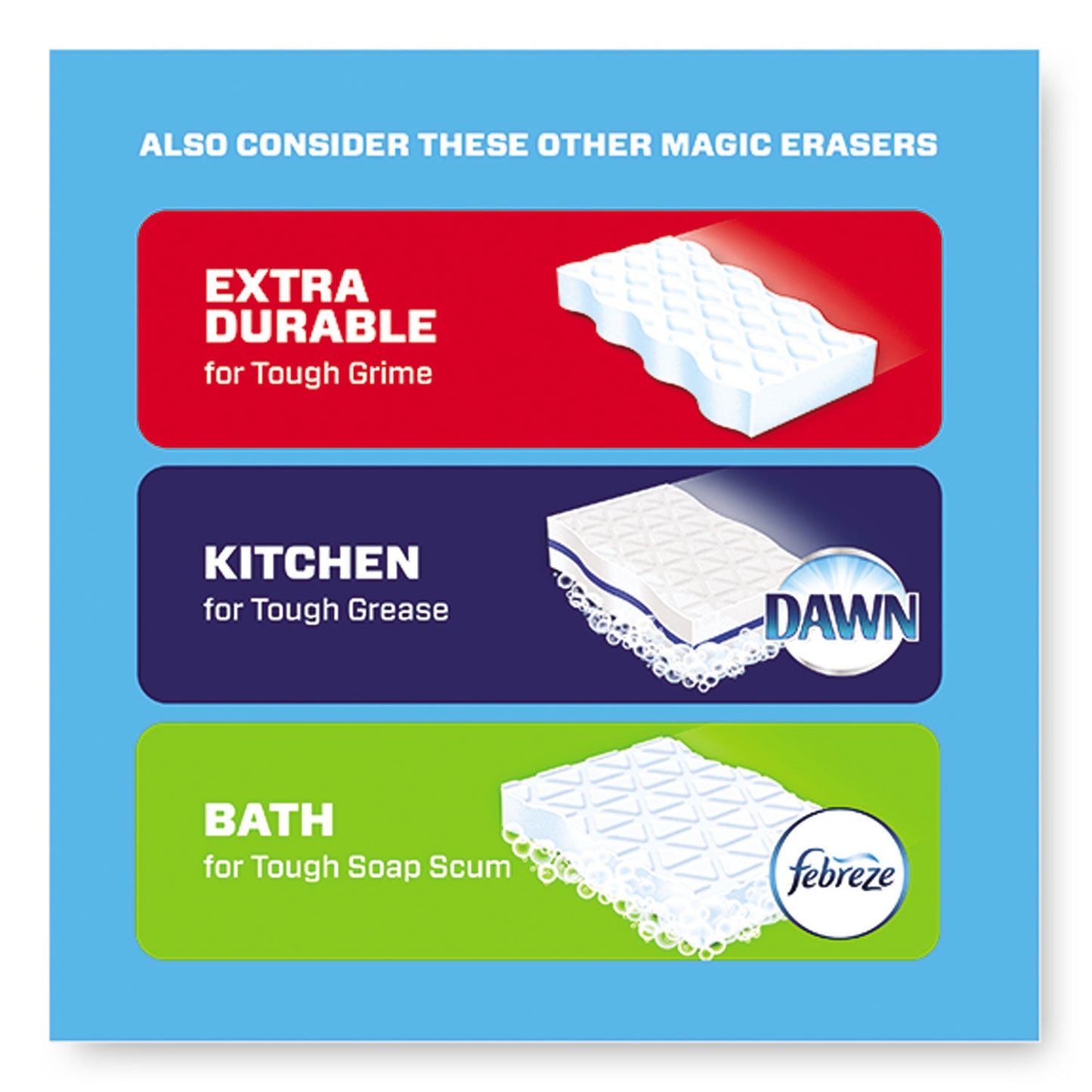 MAGIC ERASER 2 3/10 X 4 3/5 X 1, WHITE, 6/PACK, 6 PACK/CARTON