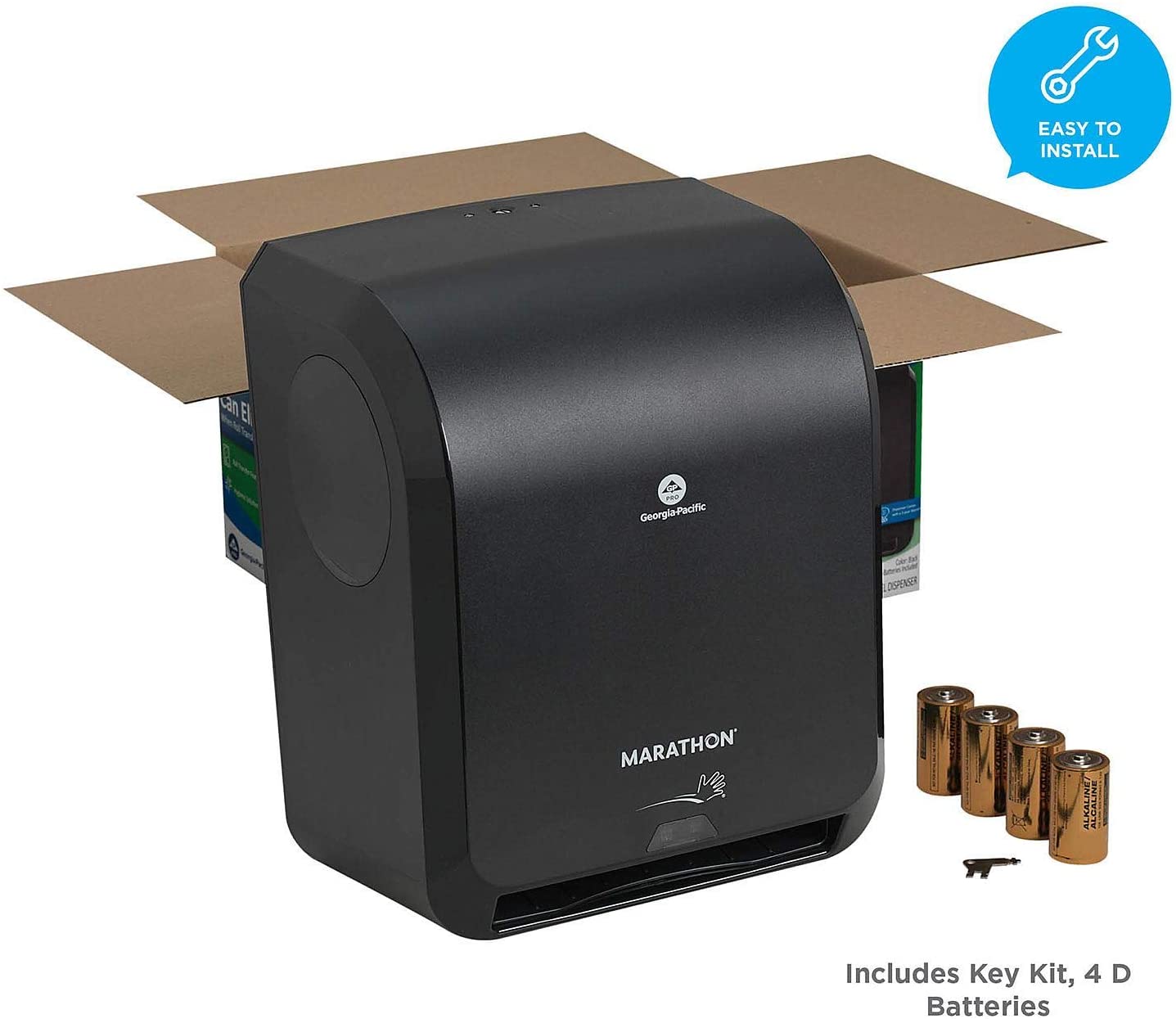 8" HARDWOUND TOWEL DISPENSER / HANDS FREE (EACH)