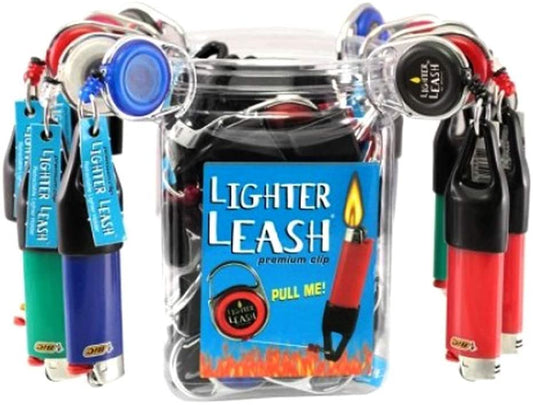 LIGHTER LEASH / PREMIUM CLIP / ASSORTED COLORS (JUG/30)
