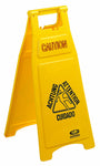 CAUTION WET FLOOR SIGN 26"