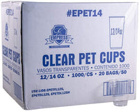 EPET14 / 14 OZ PET COLD CUP (50/20/1000)