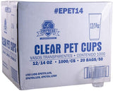 EPET14 / 14 OZ PET COLD CUP (50/20/1000)