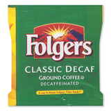 FOLGERS 4 CUP DECAF COFFEE FILTER PACKS, DECAFFEINATED, IN-ROOM LODGING, .6 OZ, 200/CARTON