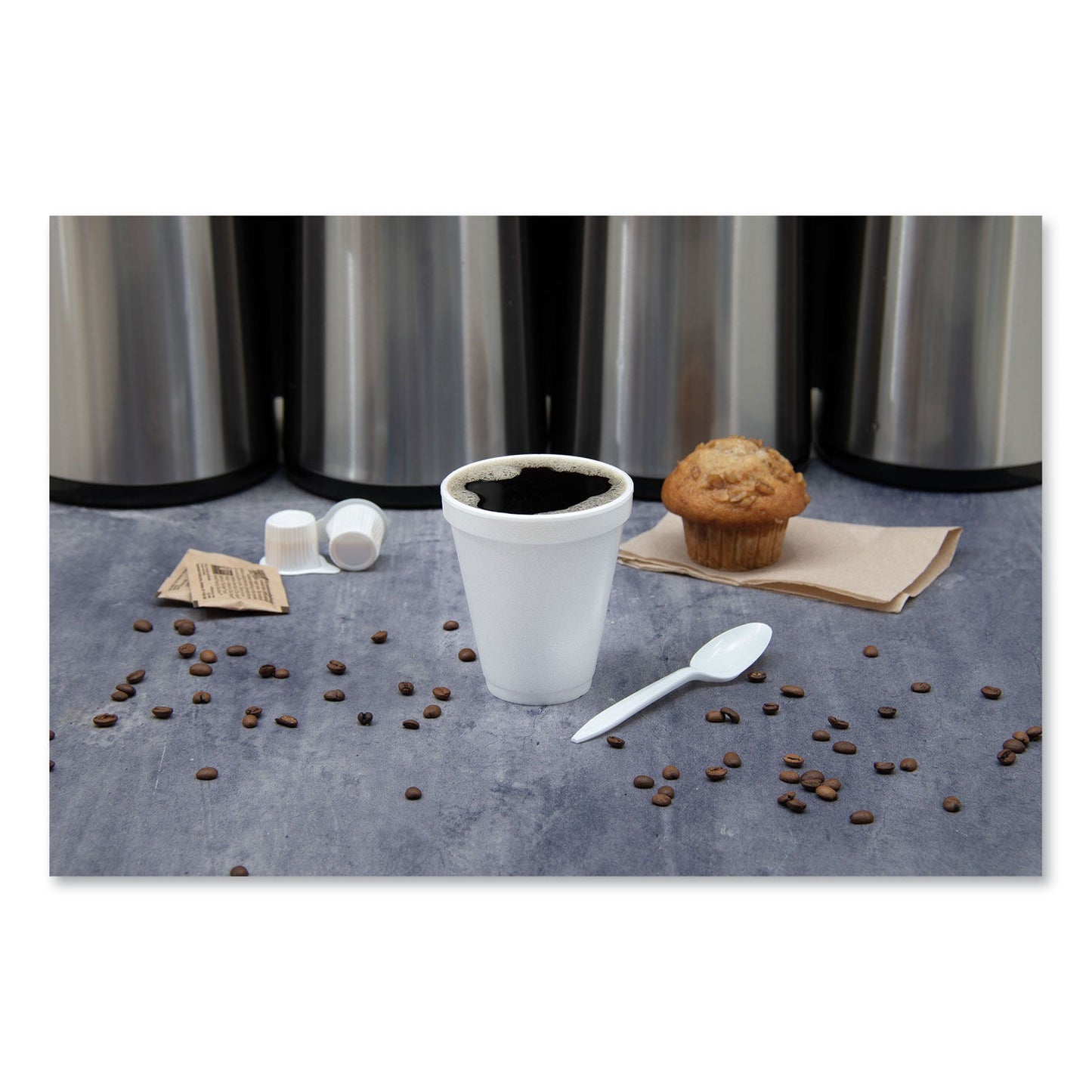 12J16 / FOAM DRINK CUPS, 12OZ, WHITE (25/40/1,000)