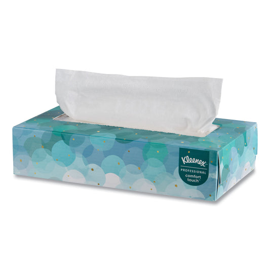 KLEENEX / WHITE FACIAL TISSUE, 2-PLY, WHITE, POP-UP BOX, 100 SHEETS/BOX, 36 BOXES/CARTON