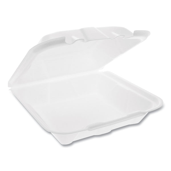 Styrofoam Carry Out Food Container, Single Compartment, 5 1/2 X 5 3/8 X 2  7X8 500/Cs, Sold Case
