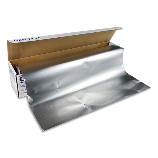 HEAVY-DUTY ALUMINUM FOIL ROLL, 18" X 500 FT