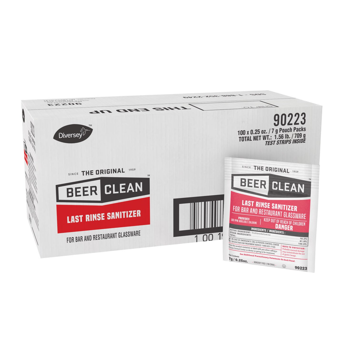 BEER GLASS SANITIZER / POWDER PACK / .25 OZ (100/CS)
