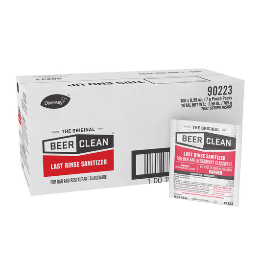 BEER GLASS SANITIZER / POWDER PACK / .25 OZ (100/CS)
