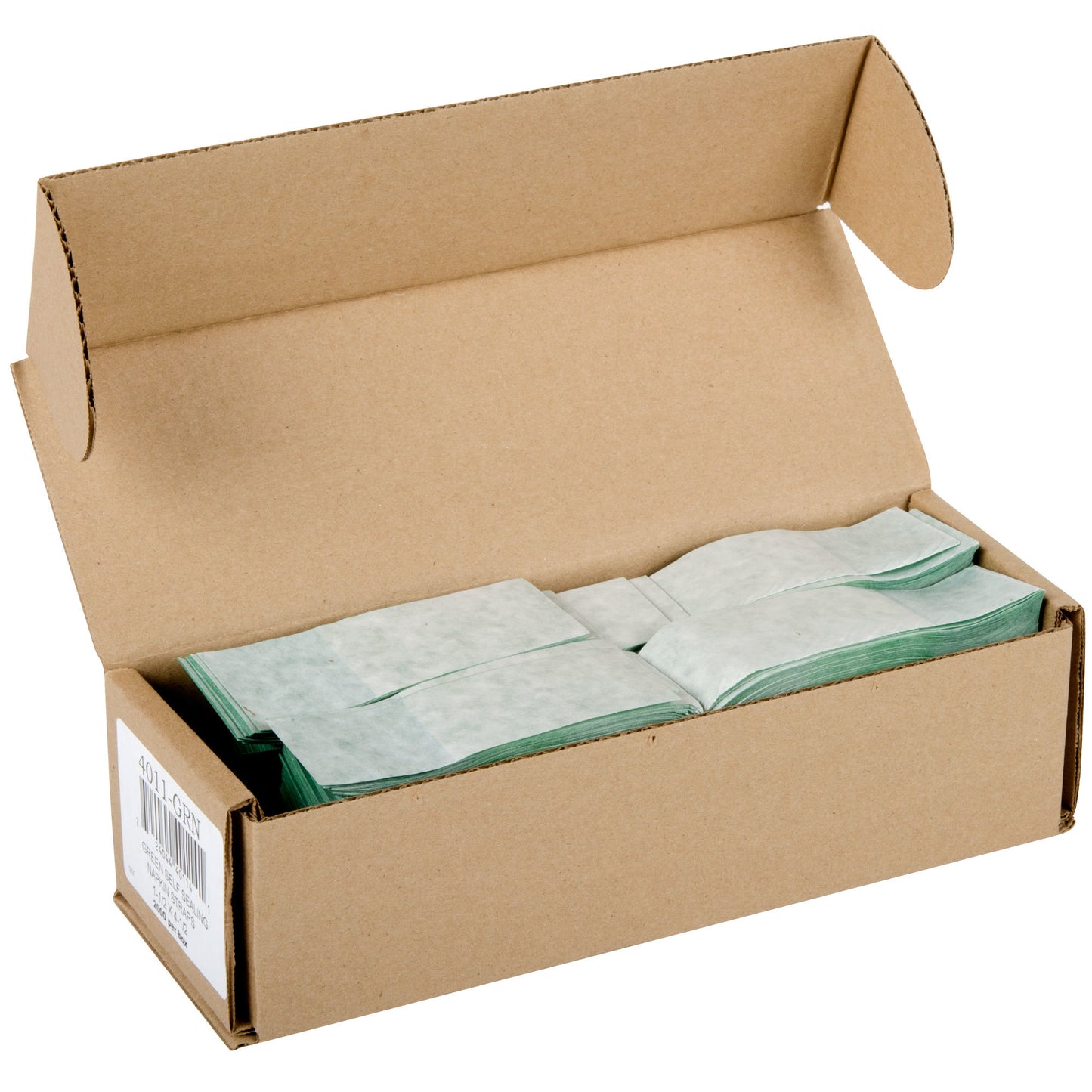 GREEN SELF-ADHERING PAPER NAPKIN BAND - (2,000/BOX)