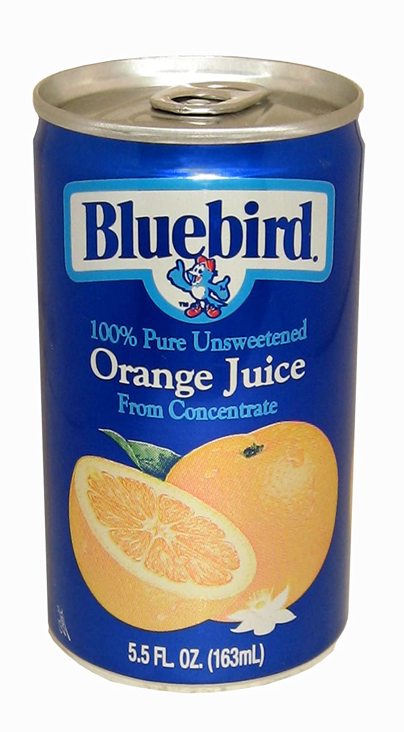 ORANGE JUICE / BLUEBIRD / 5.5 OZ SMALL CANS (48/CS)