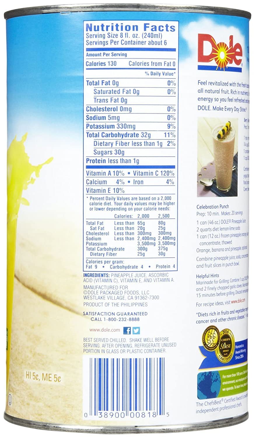 PINEAPPLE JUICE / 46 OZ (EACH)
