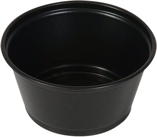 3.25 OZ PORTION CUP / EMPRESS / BLACK (50/50/2500)